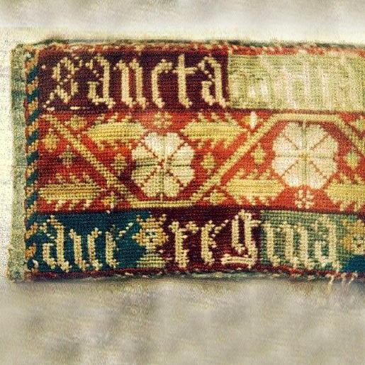 Старинная английская вышивка крестом. Схема