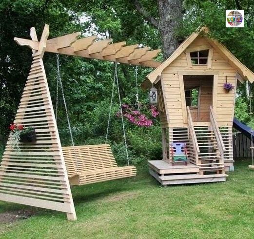 Папуля смастерил во дворе! Как Вам?