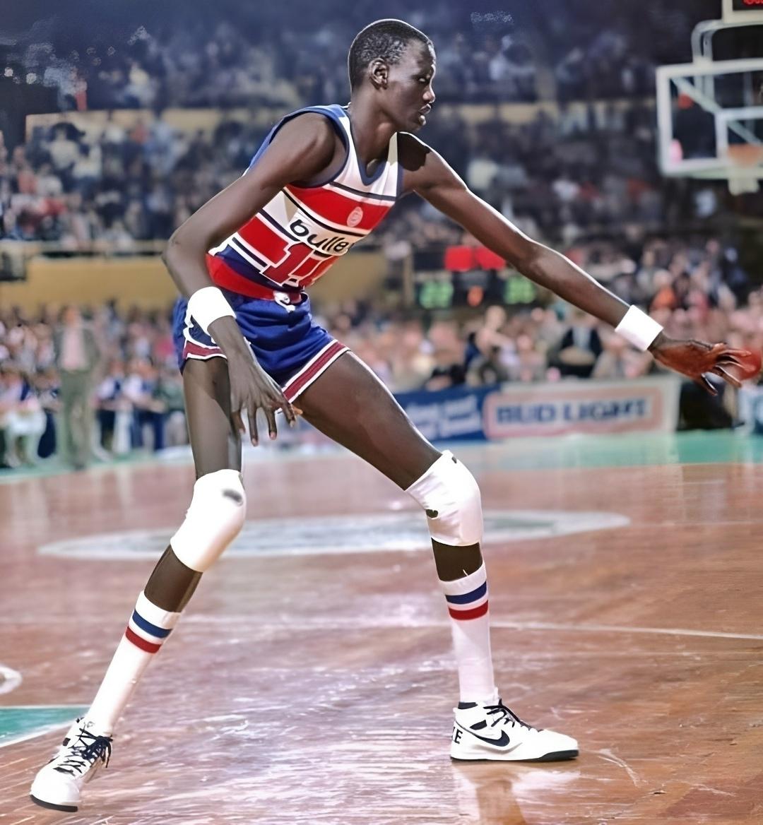 Знаете, кто делает данк с места, даже не прыгая? Конечно, Мануте Бол (231см)!