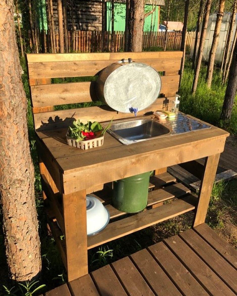 Садовые рукомойники: простые конструкции💧