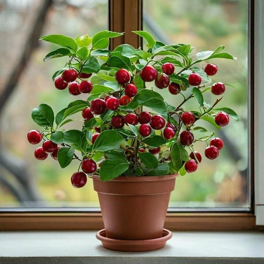 🌿 Мини-дерево черешни – настоящая изюминка вашего дома!