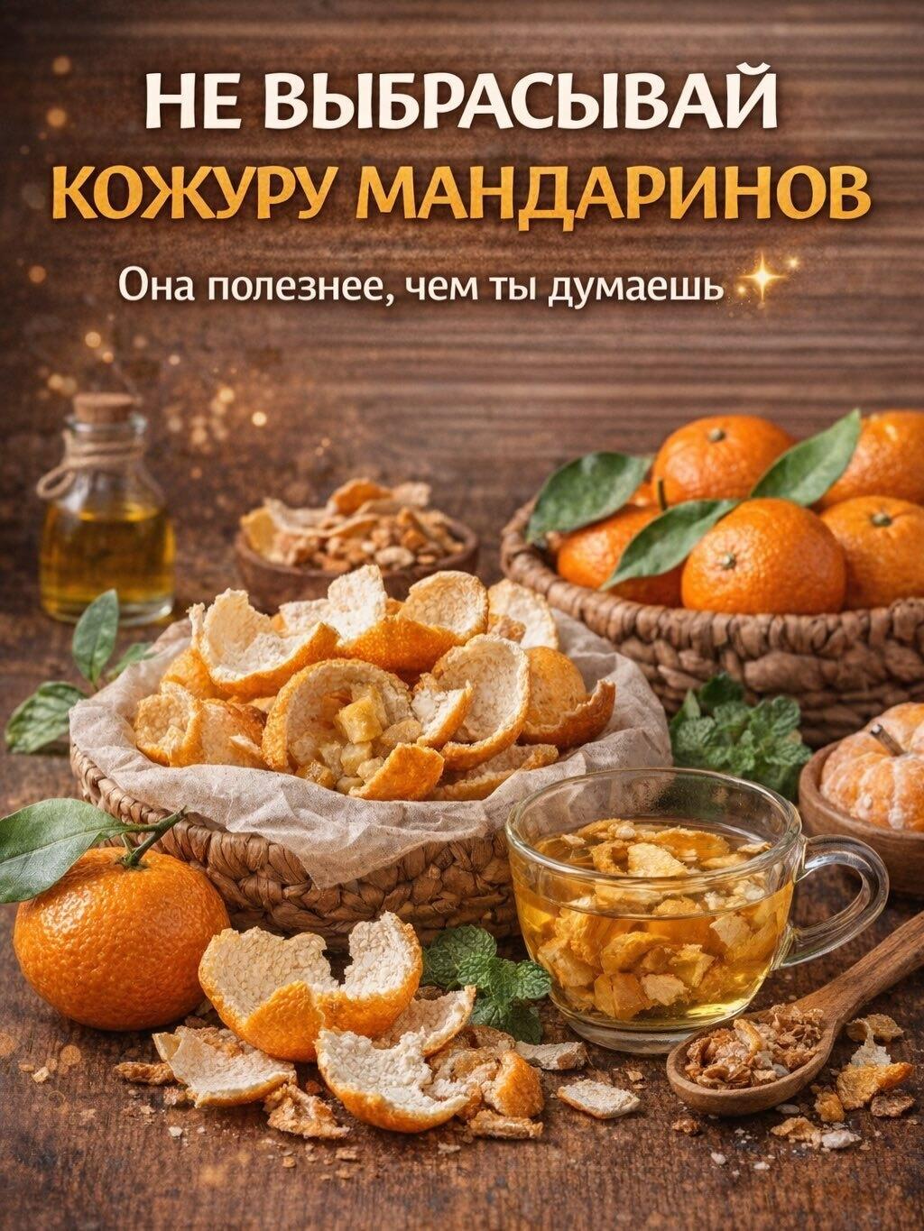 ТЫ ТОЧНО ВЫБРАСЫВАЛ КОЖУРУ МАНДАРИНОВ… И ЗРЯ!