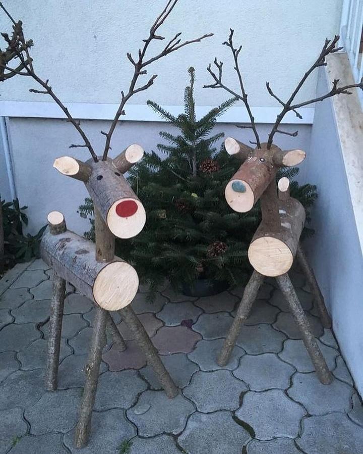 Как украсить двор на Новый год &#127794;&#10052;&#127877;