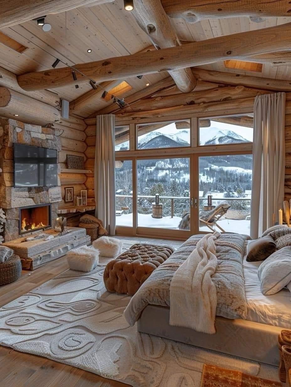 Бесподобная спальня с шикарным видом 😍