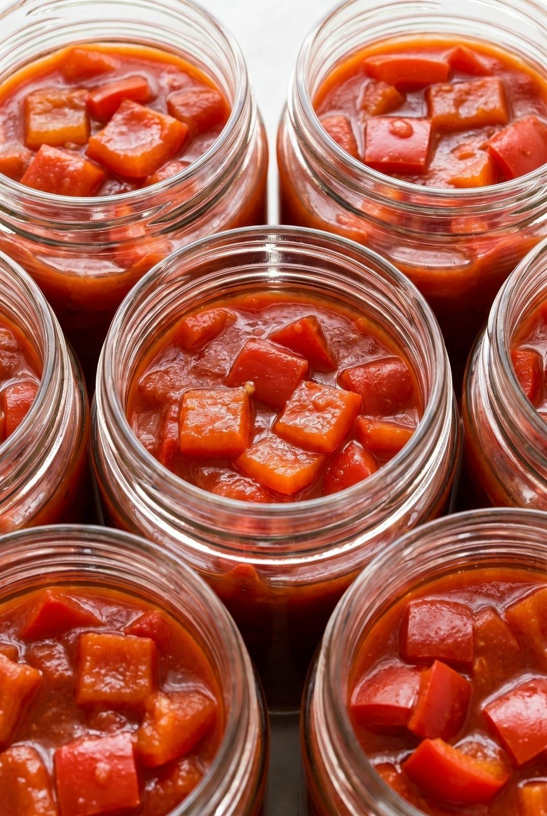 У этой заготовки выраженный, густой вкус — на его фоне обычное лечо кажется пресным.