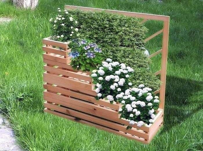Идеи деревянных кашпо для сада &#128077;️