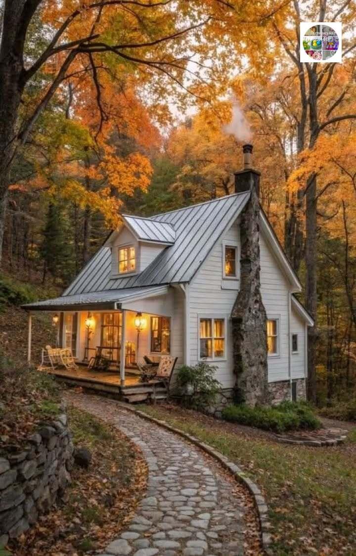 Дом с камином