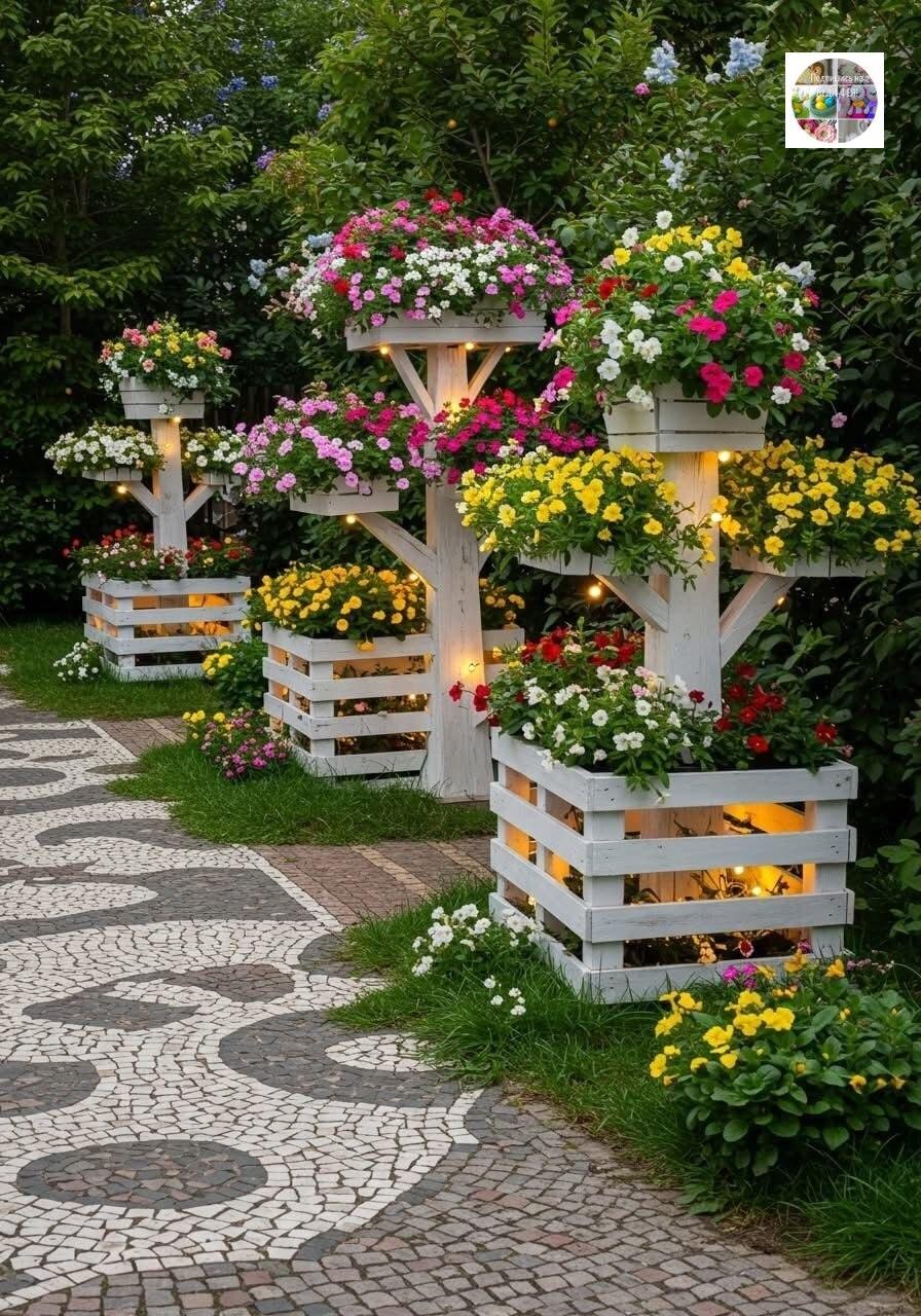 Красивое оформление на участке