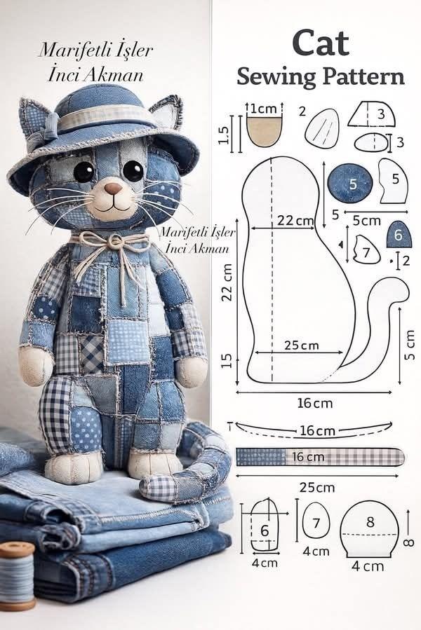 Выкройки очаровательных котов