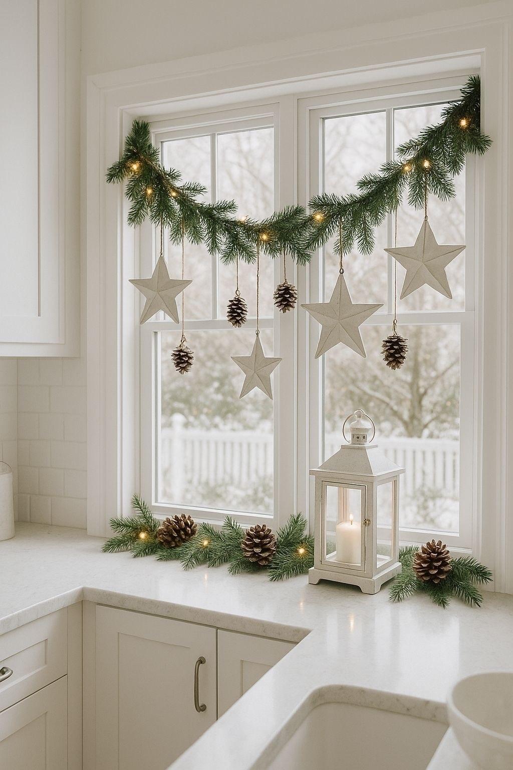 Сияющий интерьер на новогодние праздники