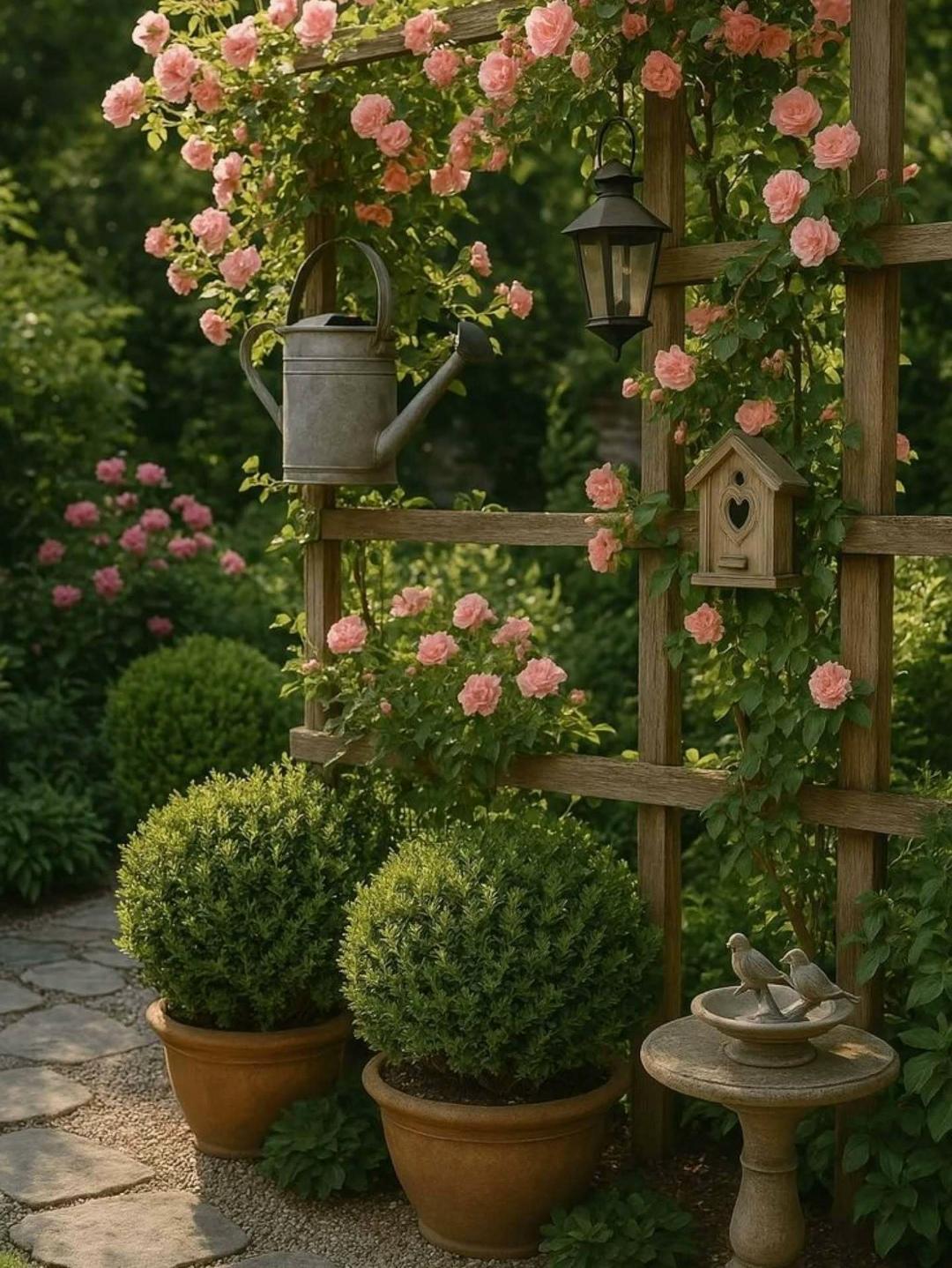 Интересные идеи для вашего участка👌