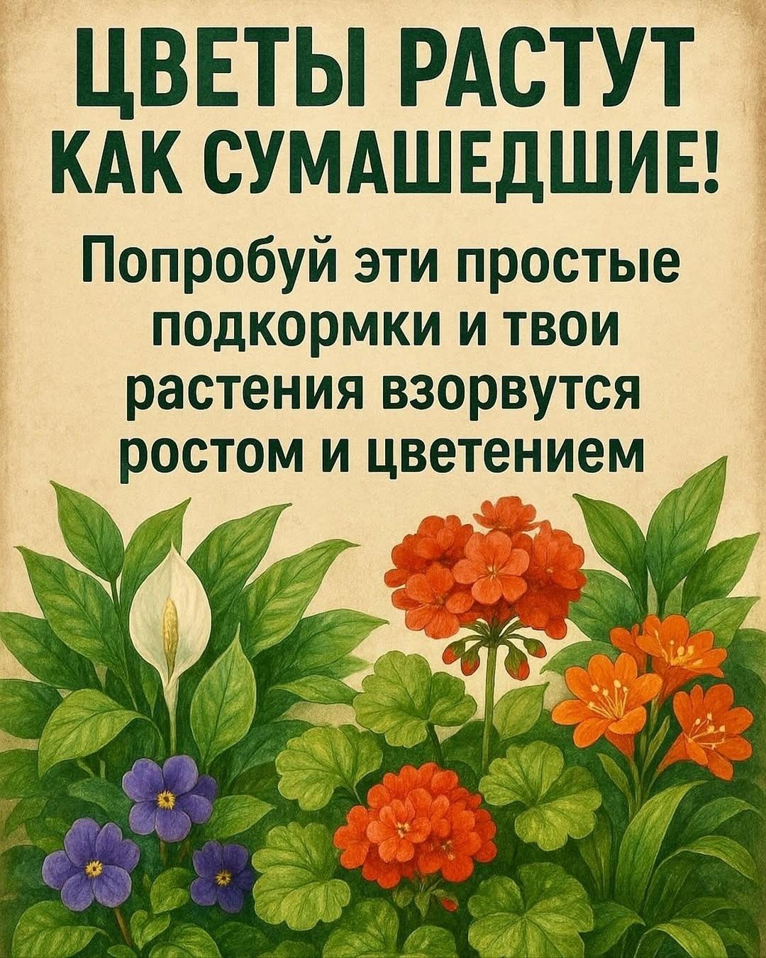 Твои цветы стоят на месте и не спешат радовать зеленью и бутонами?