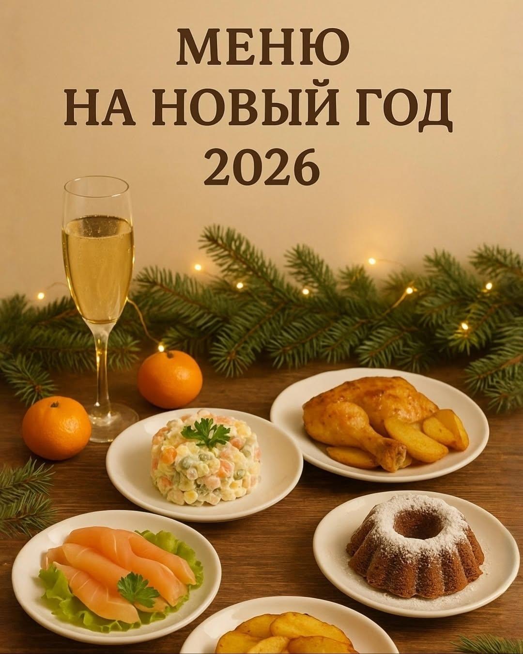 &#127876; Meню на Новый год 2026