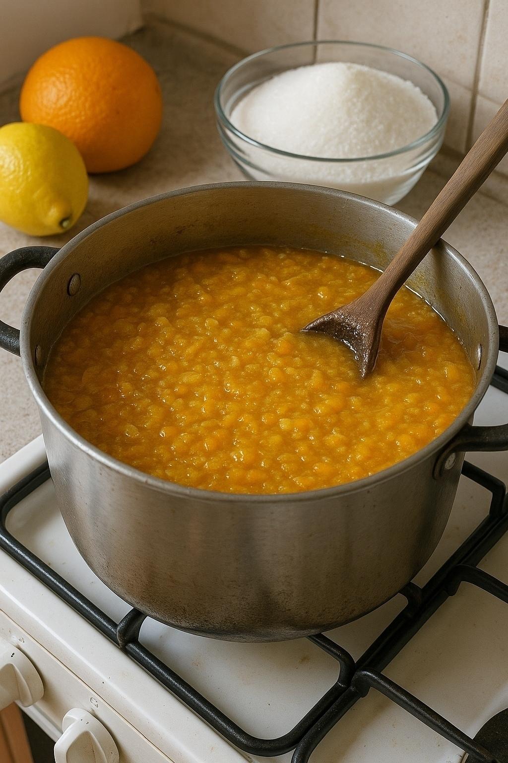 Аромат этого апельсиново-лимонного варенья мгновенно возвращает меня в детство — так пахло на бабушкиной кухне. Сегодня я снова приготовила этот солнечный десерт по её рецепту. &#10084;️