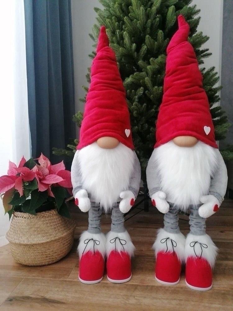 Милые гномы под ёлку своими руками + шаблон &#128079;&#128079;&#128079;