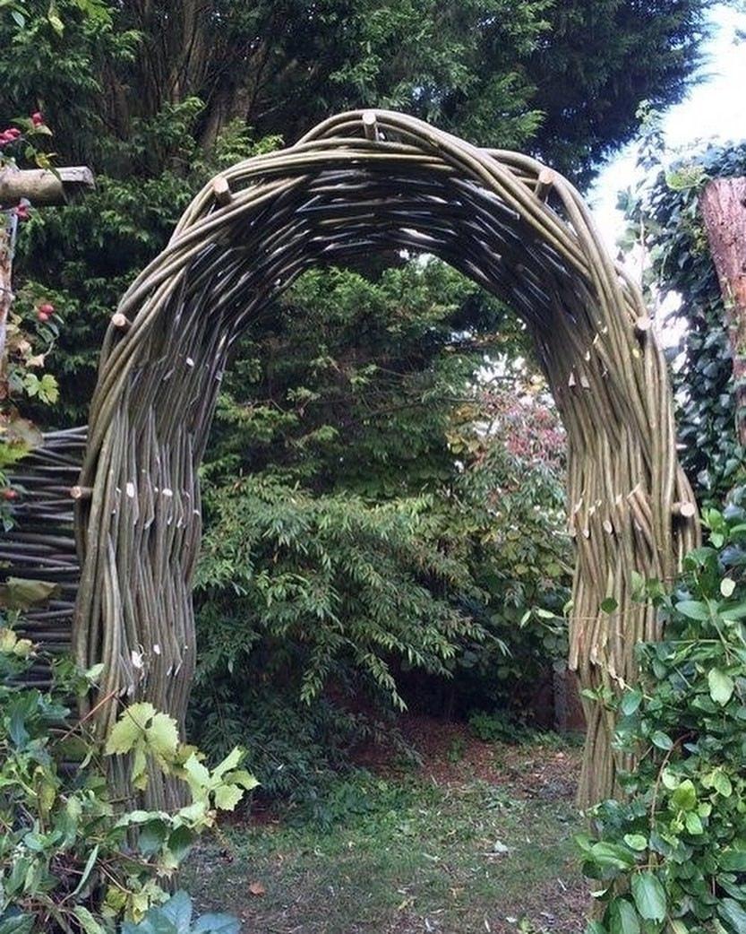 Мастерим из ивовых прутьев для дачи и сада 🌱