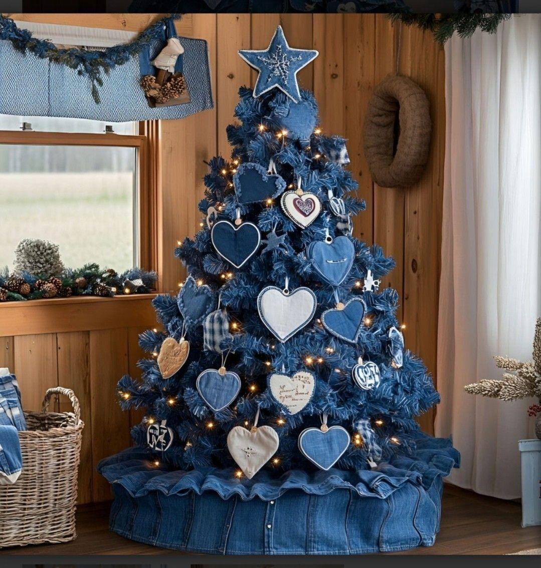 Елочка из джинс