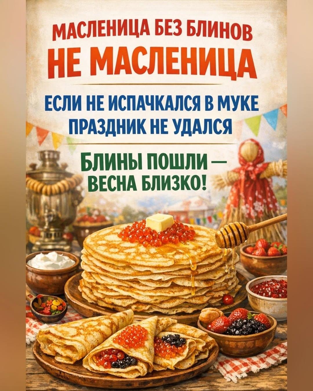 Рецепты вкусных блинов