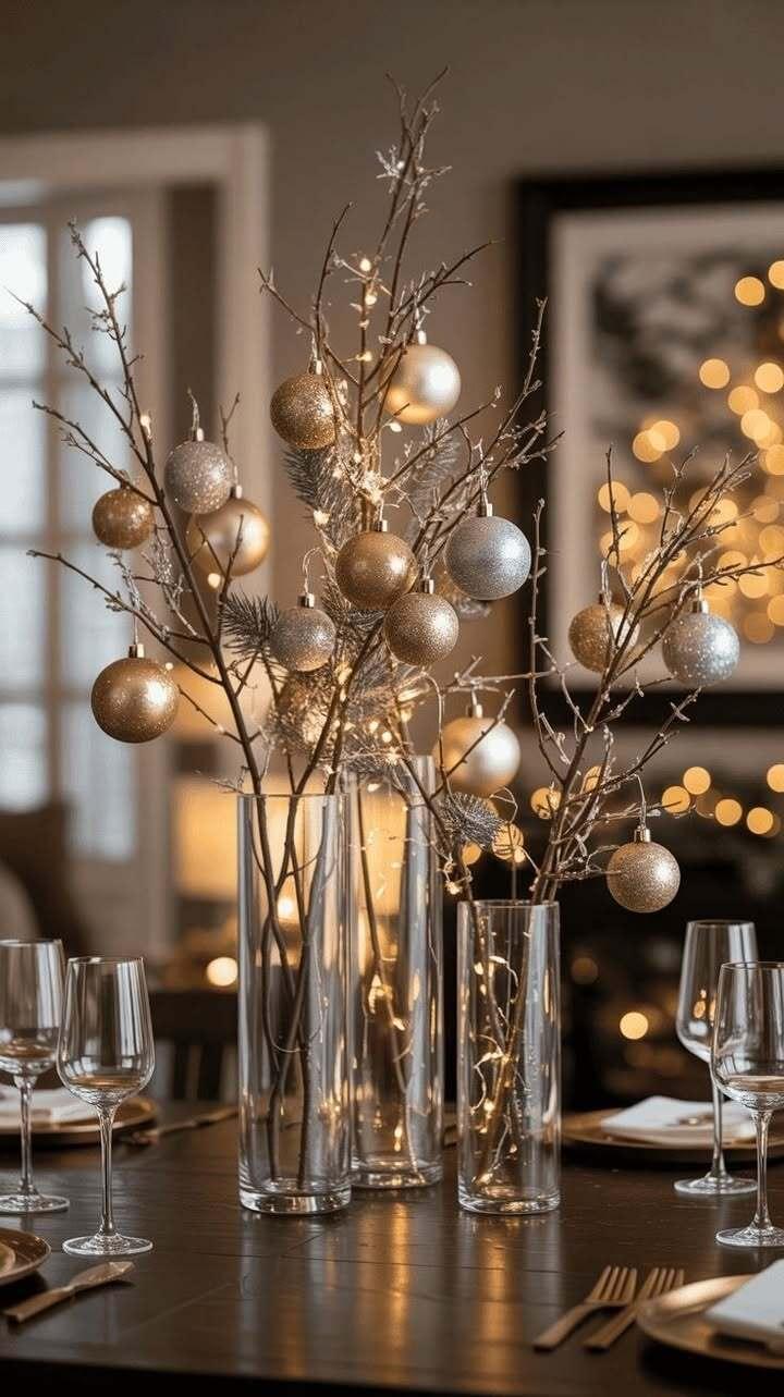 Зимние веточки &#10052;️ Украшаем дом на Новый год