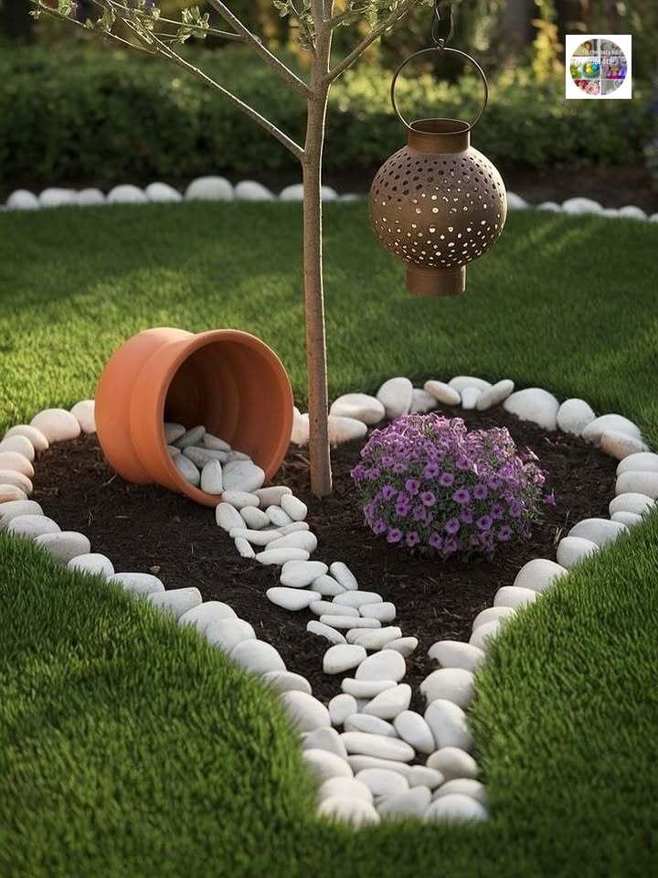 Необычные клумбы, которые украсят любую дачу &#127800;&#127793; Сделано с помощью ИИ