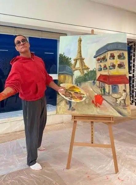 Жан-Клод Ван Дамм теперь официально художник 👊🎨