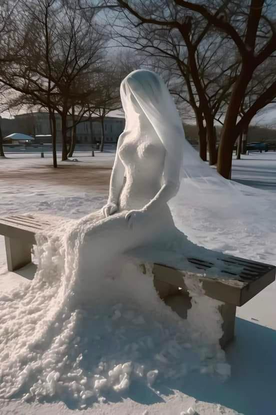 Снежная скульптура