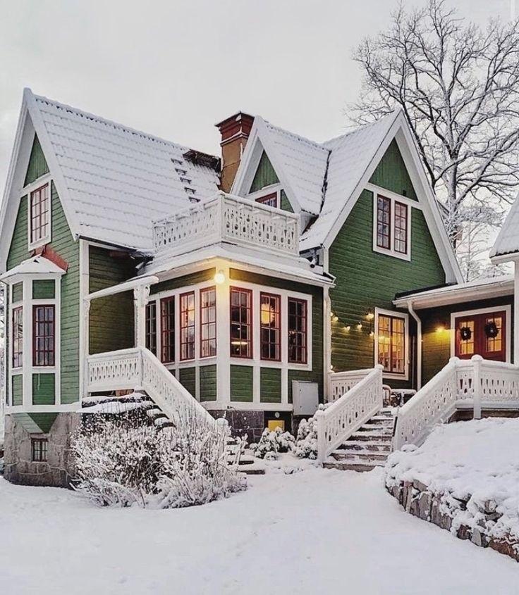 Миленький домик🏠❄️😍