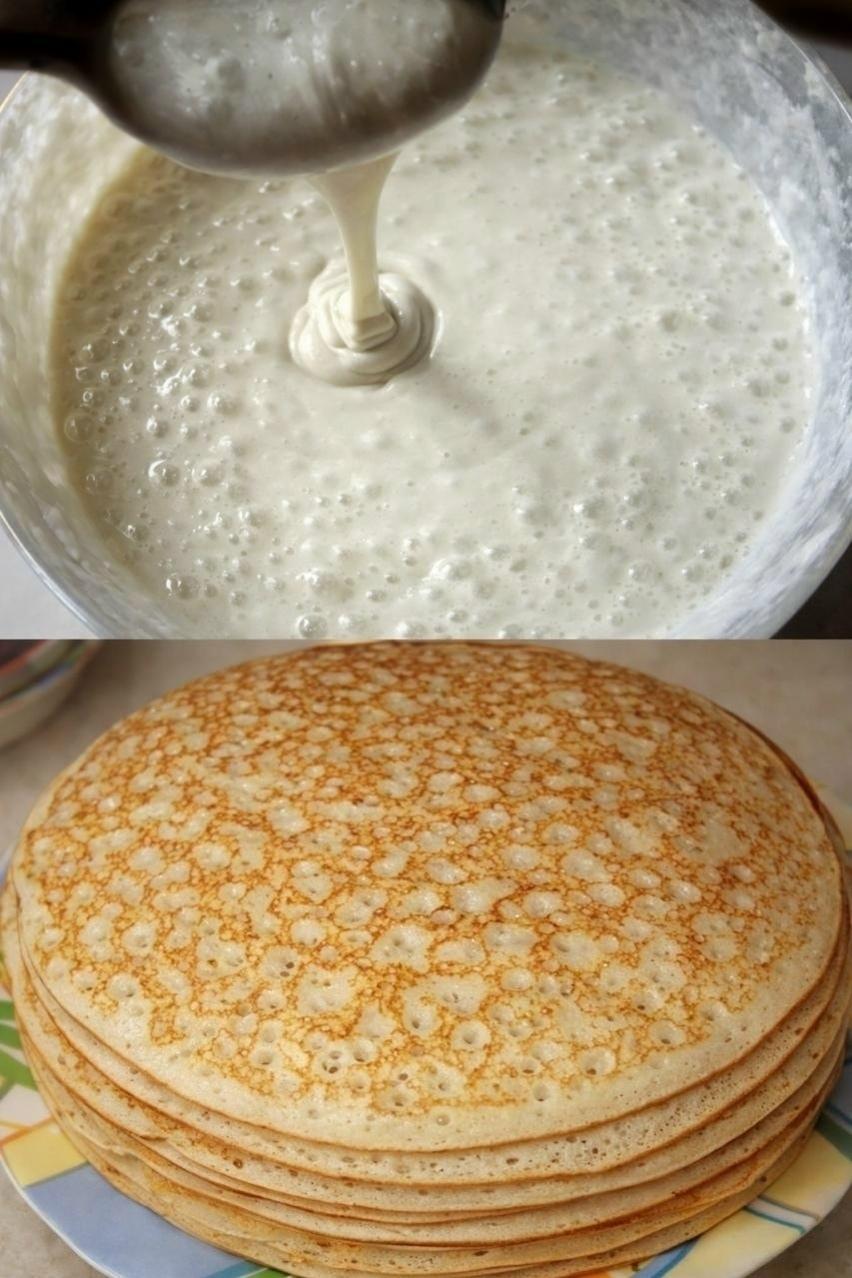 ВОЛШЕБСТВО В СКОВОРОДКЕ: БЛИНЫ, КОТОРЫЕ НЕ ПОДВОДЯТ НИКОГДА 🍳💫