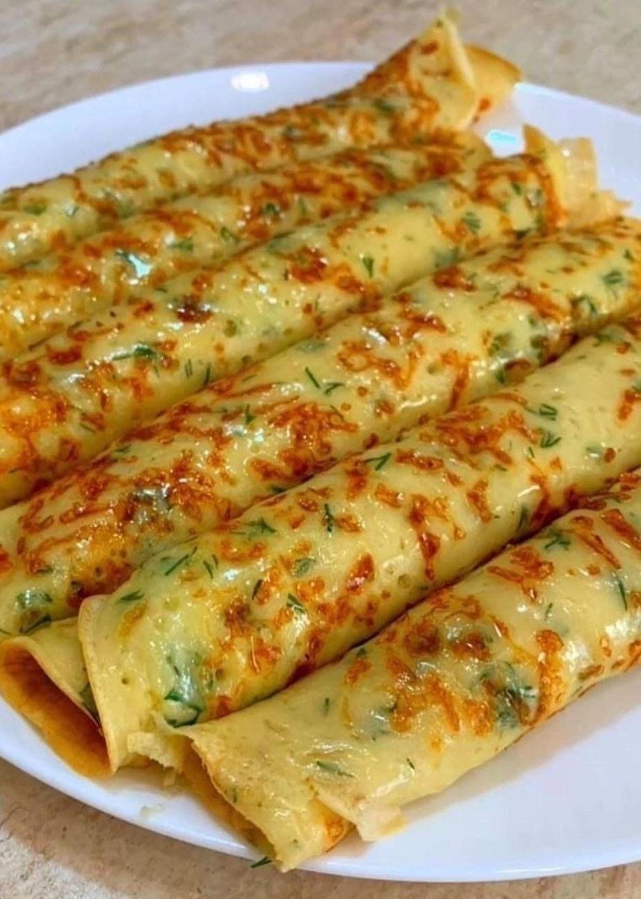 🔥В горячем виде просто ум отъешь! Сырные блинчики🔥