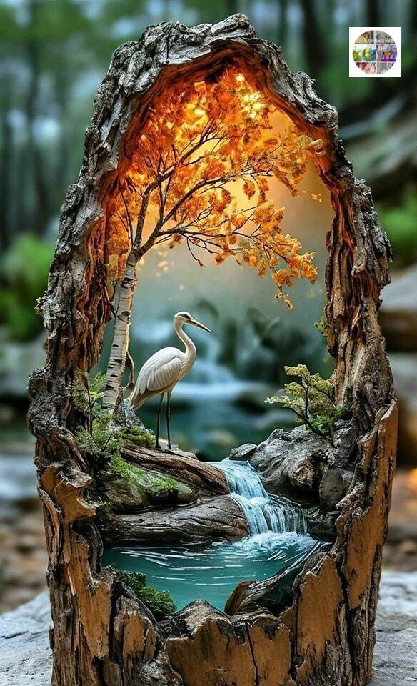 Даже пень и корягу можно превратить в сказку