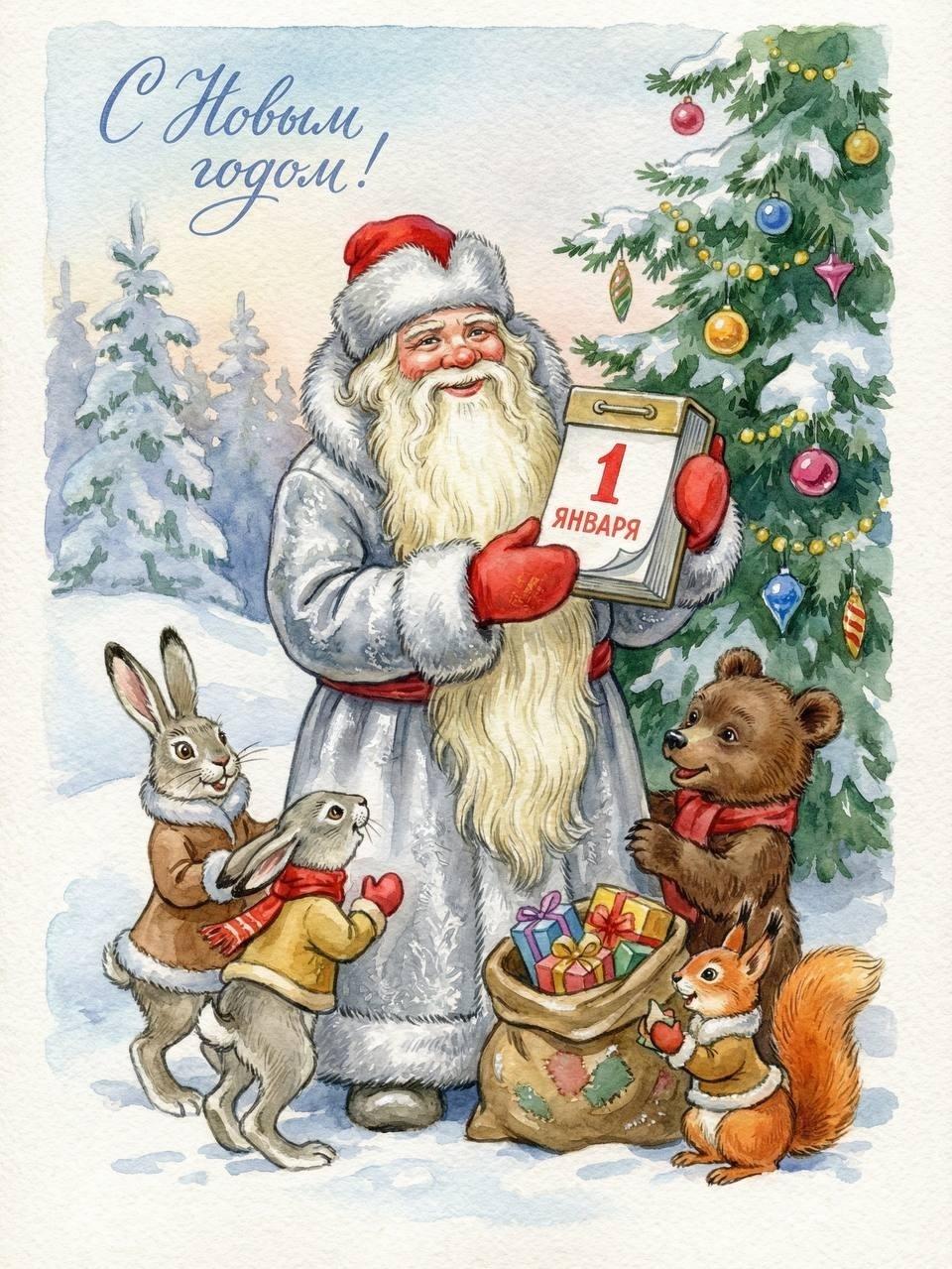 Новогодние открытки &#10052;&#10024;