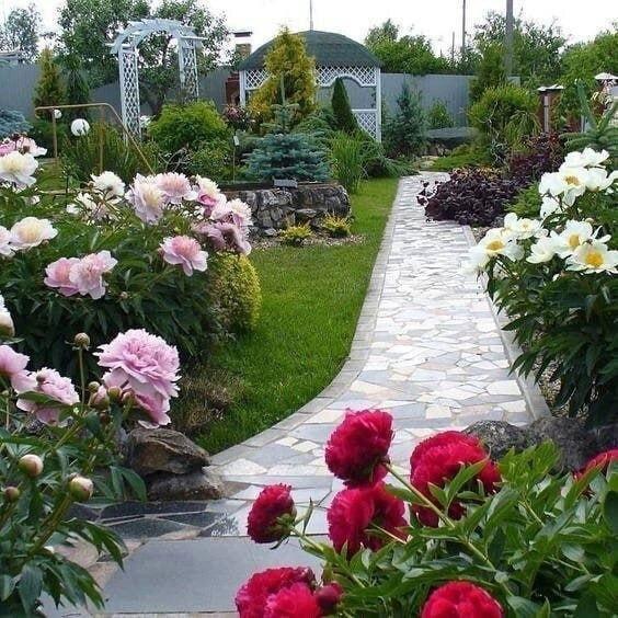 Обустраиваем красиво внутренний дворик 🌸