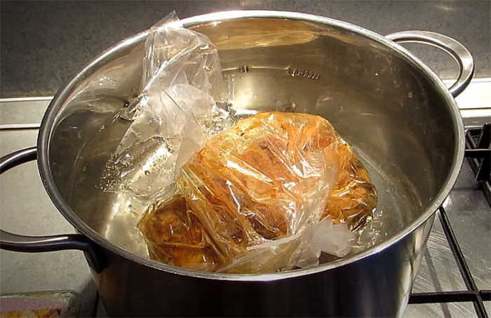 Домашняя буженина за полтора часа. Готовим в рукаве, получается у всех