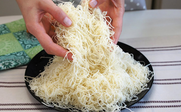 Рецепт теста кадаиф. Того самого, для знаменитого дубайского шоколада