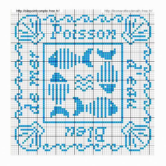 Морские схемы для вышивки крестом