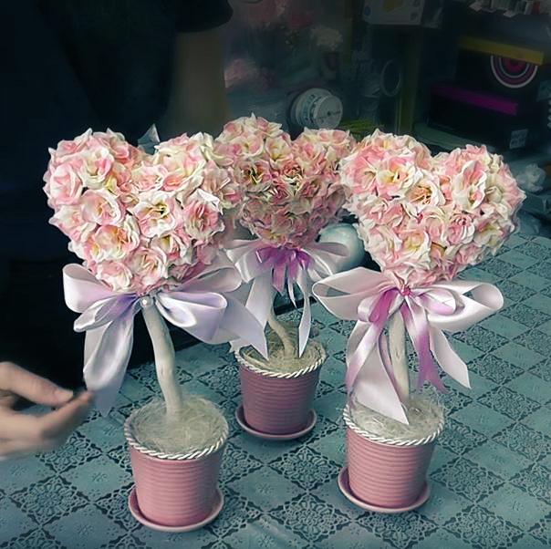 Топиарий "Сердечко" своими руками. Мастер-классы