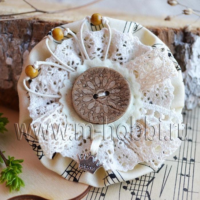 Брошь своими руками. Мастер-класс в стиле "Бохо"