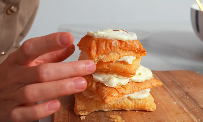 Превращаем торт Наполеон в «Елочки» к Новому году: дети будут в восторге