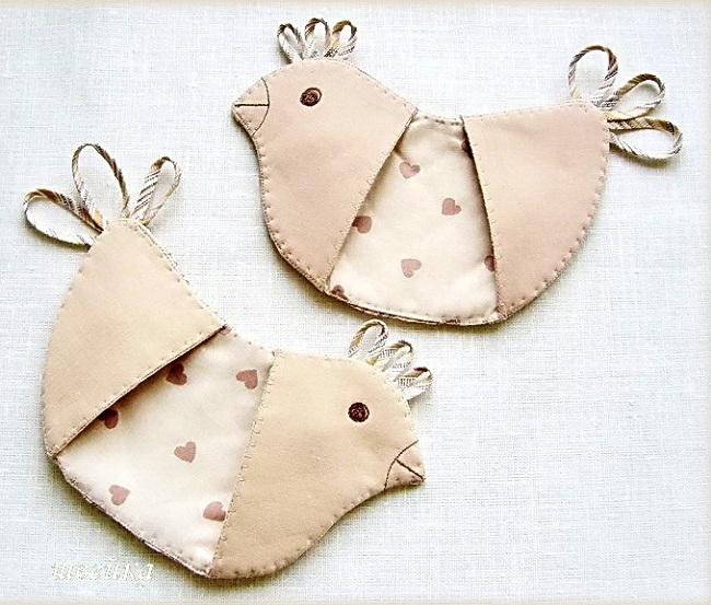 Пасхальные прихватки-птички. Выкройка и мастер-класс