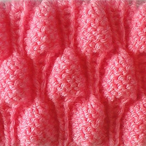 Объёмные узоры спицами. Мастер-классы