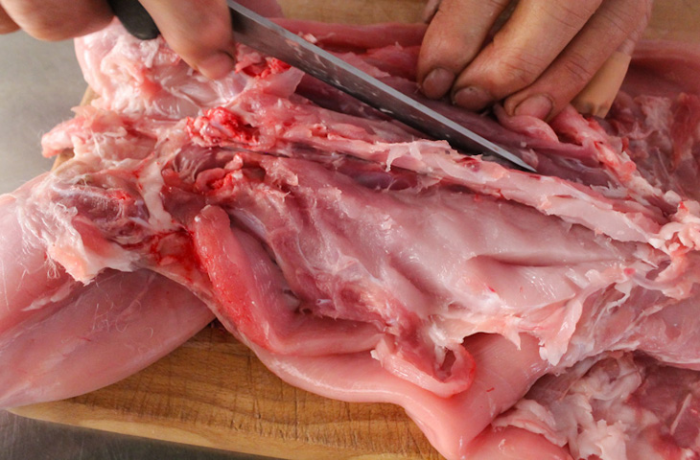 Как удалить из кролика все кости, сохранив цельной тушку