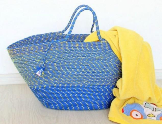 Пляжная сумка своими руками - 5 простых идей