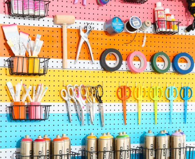 Органайзер для инструментов - 5 идей для творческого человека