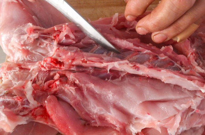 Как удалить из кролика все кости, сохранив цельной тушку