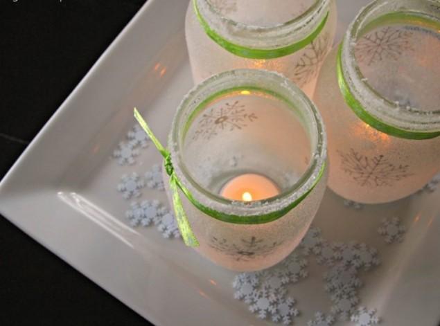 Подсвечник в банке - 5 интересных идей