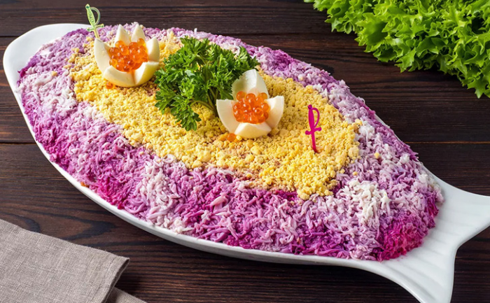 Селедка под шубой с грузинским акцентом. Рецепт почти классический, только вкуснее