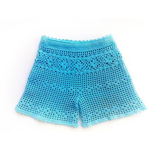 Вязаные шорты крючком для девочки. Схемы