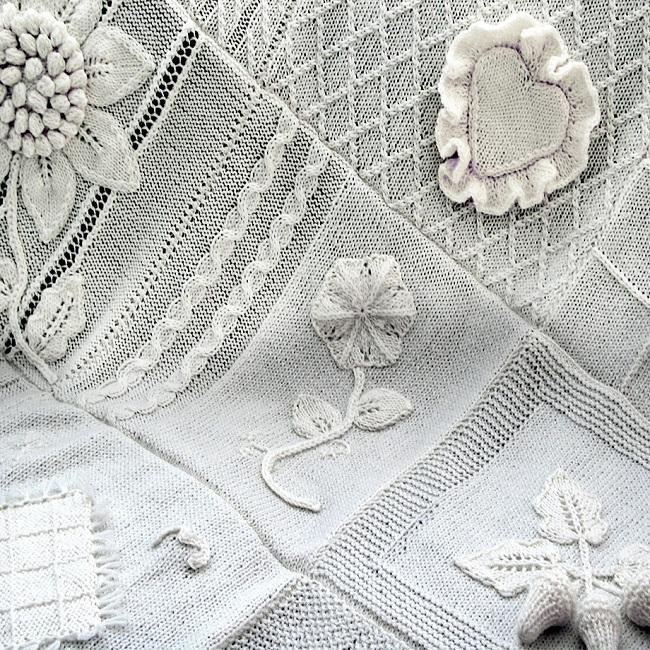 Как связать красивый плед спицами