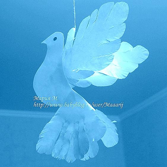 Голубь из бумаги к 9 мая своими руками. Шаблоны и мастер-классы