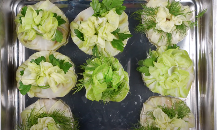 Делаем голубцы не по классике, а в мешочках. Сока как в мантах